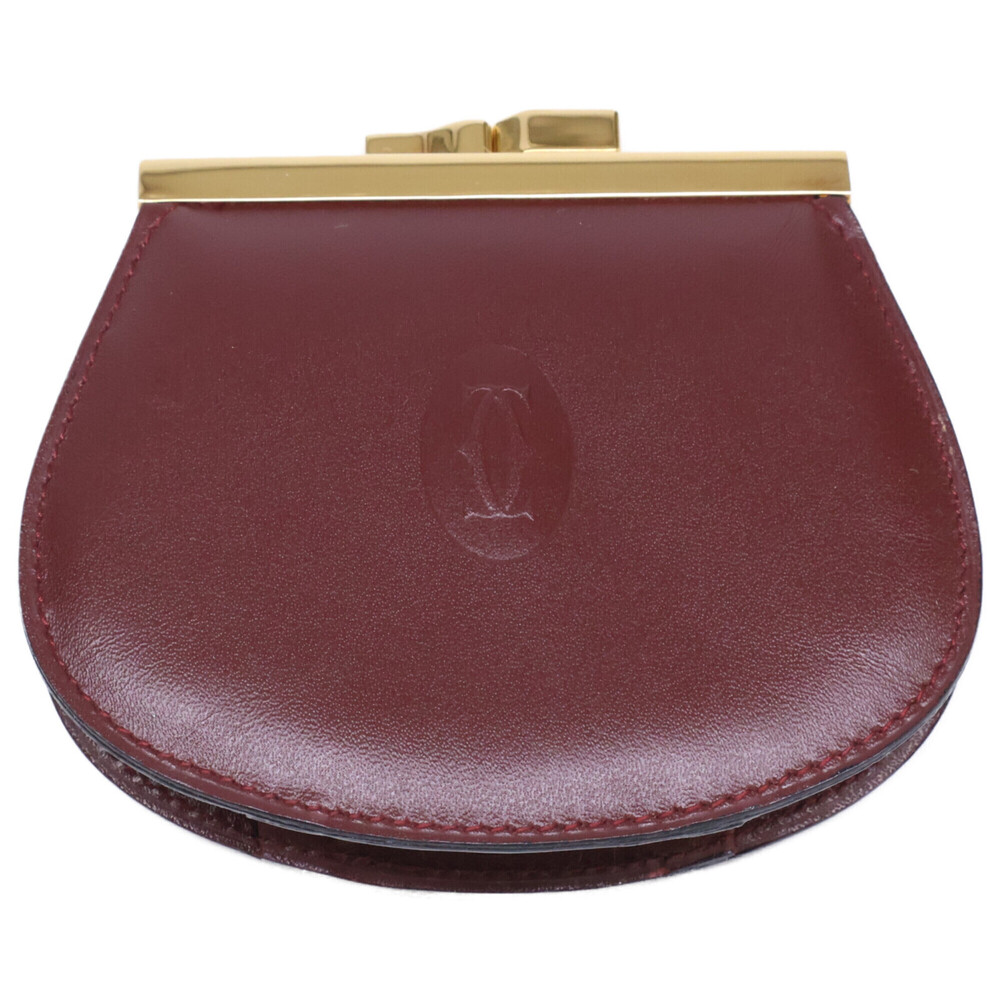 Cartier L3000009 Must Line coin purse/wallet in Bordeaux (women's).